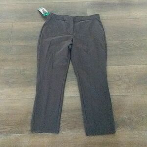 Banana Republic Ladies Ponte Pants, Straight Leg, Stretch, Brown, Size 12 NWT